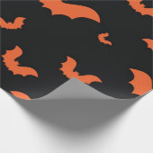 Halloween patroon cadeaupapier (Hoek)