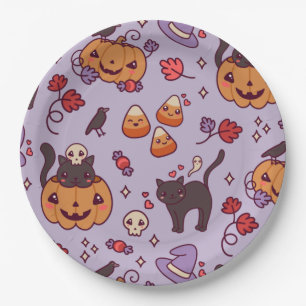 Halloween patroon decoratie koffiemok papier bord