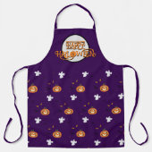 Halloween patroon en boodschap schort (Voorkant)