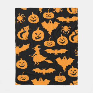 Halloween patroon fleece deken