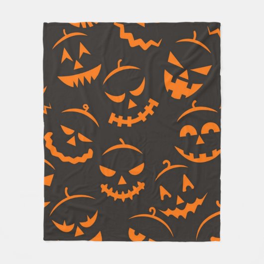 Halloween patroon fleece deken (Voorkant)