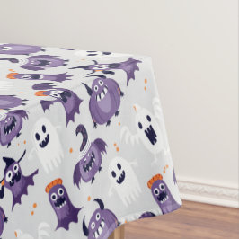 Halloween Patroon Griezels en Monsters Tafelkleed