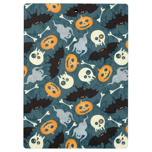 Halloween patroon klembord (Achterkant)