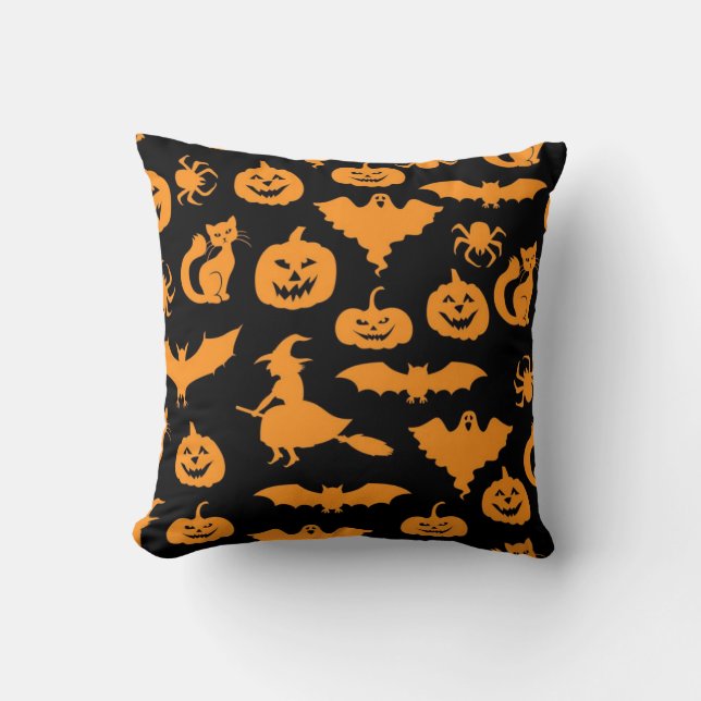Halloween patroon kussen (Voorkant)