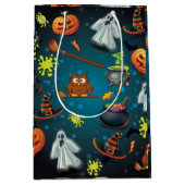 Halloween patroon medium cadeauzakje (Voorkant)