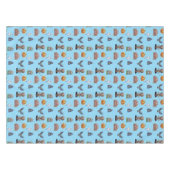 Halloween patroon op tafelkleed (Voorkant (Horizontaal))