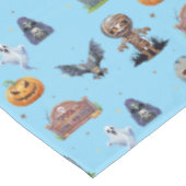 Halloween patroon op tafelkleed (Gekanteld)