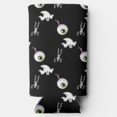 Halloween patroon op zwart (Achterkant)