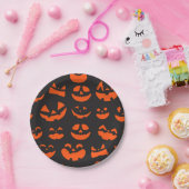 Halloween patroon papieren bordje (Feest)