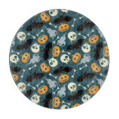 Halloween patroon snijplank (Voorkant)
