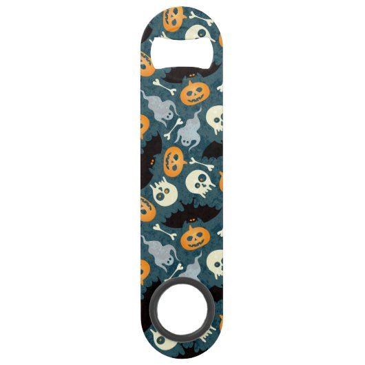 Halloween patroon speed flessenopener (Achterkant)