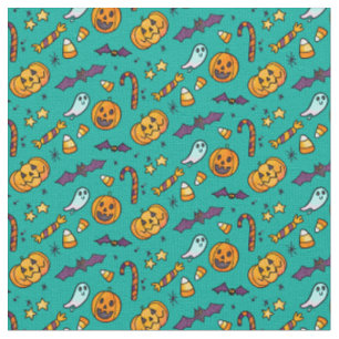 Halloween Patroon Stof
