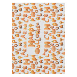 Halloween patroon van ballonnen tafelkleed