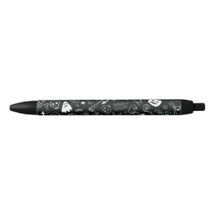 Halloween Patroon Zwarte Inkt Pen