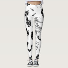 Halloween patroonontwerp leggings