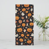 Halloween-patterende kaart (Staand voorkant)