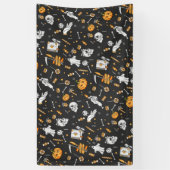 Halloween Pattern 2 Spandoek (Verticaal)