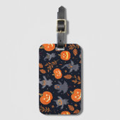 Halloween Pattern Bagagelabel (Voorkant (verticaal))