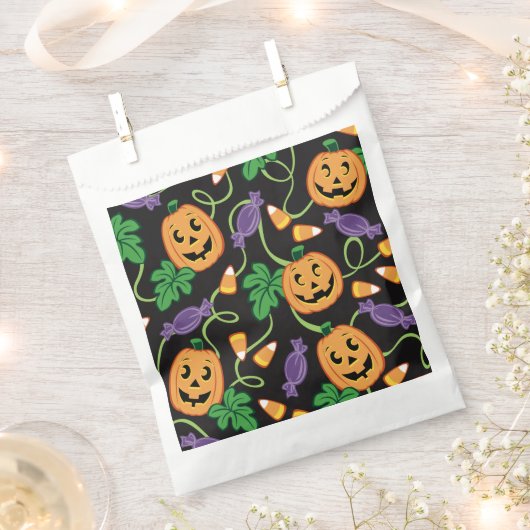 HALLOWEEN PATTERN BEDANKZAKJE (Geknipt)