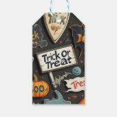 Halloween Pattern Cadeaulabel (Voorkant)