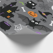 Halloween Pattern Cadeaupapier (Hoek)
