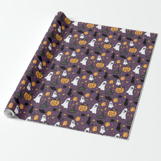 Halloween Pattern Cadeaupapier