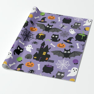 Halloween Pattern Cadeaupapier