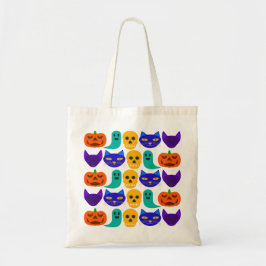 Halloween Pattern Canvas tas