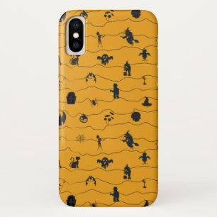 Halloween Pattern iPhone X Hoesje