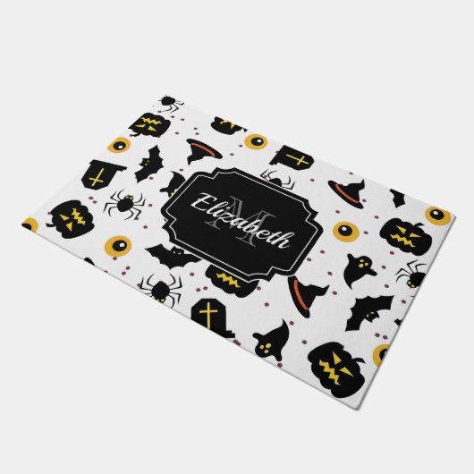 Halloween Pattern Deurmat (Schuin)
