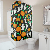 Halloween Pattern Douchegordijn (In situ)