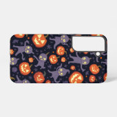 Halloween Pattern Galaxy Hoesje Samsung Galaxy Hoesje (Achterkant horizontaal)