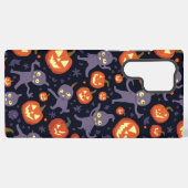 Halloween Pattern Galaxy Hoesje Samsung Galaxy Hoesje (Achterkant horizontaal)