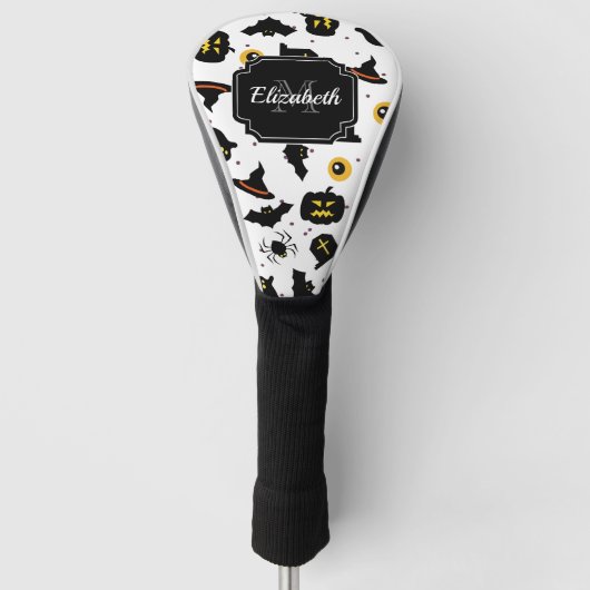 Halloween Pattern Golfheadcover (Voorkant)