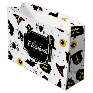 Halloween Pattern Groot Cadeauzakje