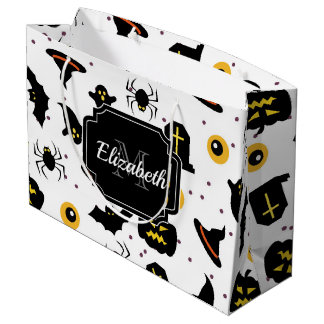 Halloween Pattern Groot Cadeauzakje