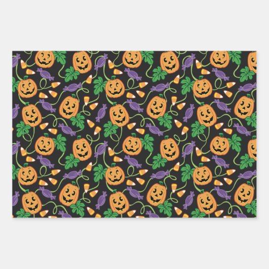HALLOWEEN PATTERN INPAKPAPIER VEL (Voorkant 3)