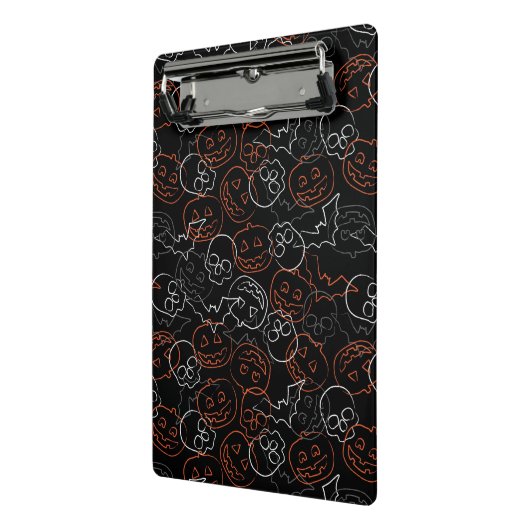 Halloween Pattern Mini Klembord (Angled2)