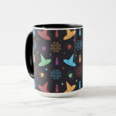 Halloween Pattern Mok (Voorkant links)