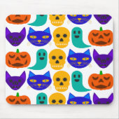 Halloween Pattern Mousepad Muismat (Voorkant)
