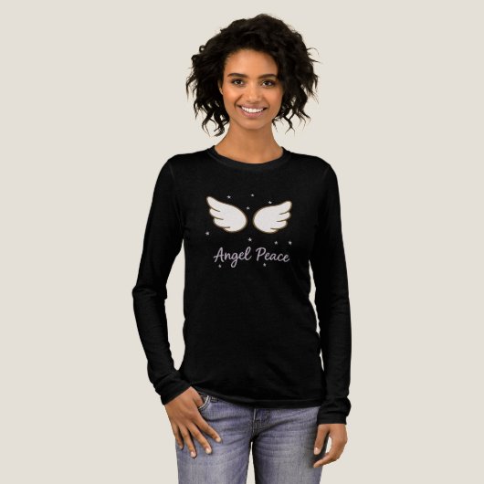halloween pattern, neon halloween art, spooky ghos Tri-Blend shirt (Voorkant)