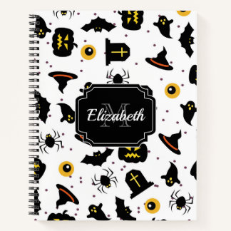 Halloween Pattern Notitieboek