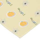 Halloween pattern on cream korte tafelloper (Hoek)