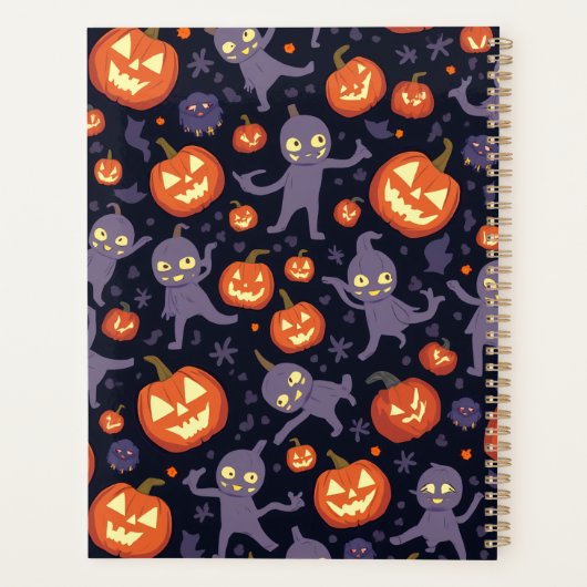 Halloween Pattern Planner (Achterkant)
