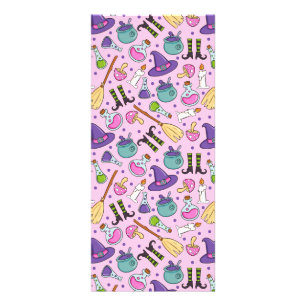 Halloween Pattern Reclamekaart