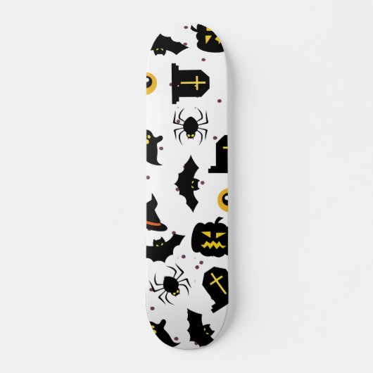 Halloween Pattern Skateboard (Voorkant)