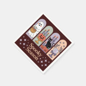 Halloween Pattern Spooky Season Servet (Hoek)