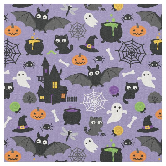 Halloween Pattern Stof (Close Up)