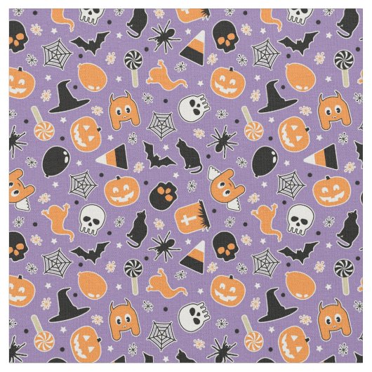 Halloween Pattern Stof (Close Up)