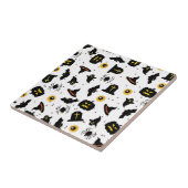 Halloween Pattern Tegeltje (Zijkant)